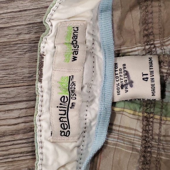 Children's Place/Genuine Kids Out of this World Matching T-Shirt w/ Plaid Shorts - Picture 9 of 10